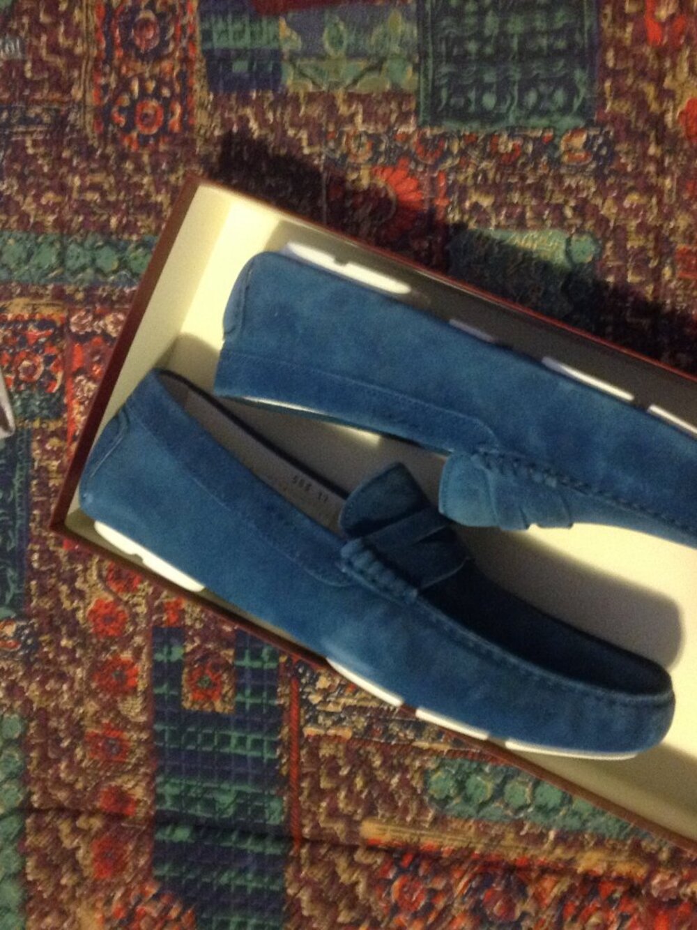To Boot New York Men's IDIRS Blue Suede Loafers- 11M - Made in Italy - NIB